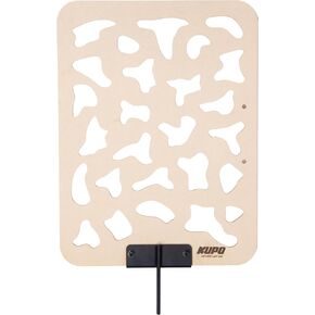 أداة تشكيل ضوء الخشب الرقائقي من Kupo Wood Cucoloris Cookie Breakup مقاس 18 بوصة × 24 بوصة مع حامل على شكل حرف U لتأثيرات الظل الطبيعية (KG089211) in Kuwait