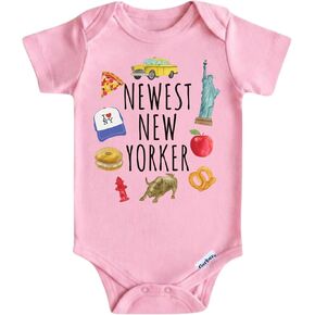 New Yorker Baby Bodysuit - Newborn Baby Onesie، NYC New York Baby Gifts للبنين والبنات in Kuwait