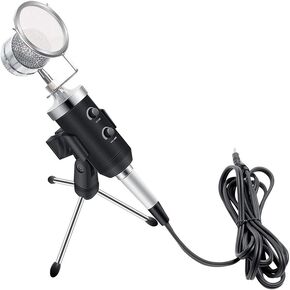 Microphones Condensador with Tripod Gamer for Pc Computer Stream K Conference in Kuwait