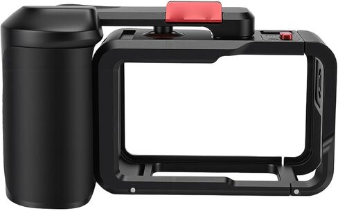 Aluminum Alloy Handle Grip Kit for OSMO Action 5 Pro, 4, 3 Accessories, Street Photography Grip with Cold Shoe, Hot Shoe Cover, Ideal for Photography in Kuwait