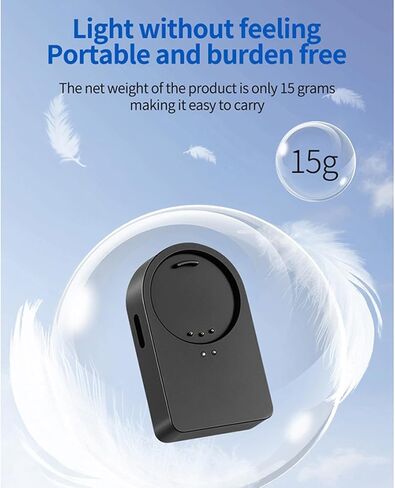 Charging Base for Insta360 Mic Air, Magnetic Suction Portable Charger Dock, Compact On-the-Go Power Station for Wireless Microphone in Kuwait