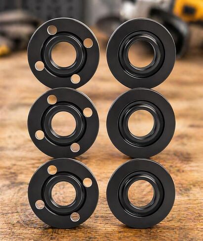 Podoy Angle Grinder Outer Lock Flange Nut for Compatible with Dewalt Milwaukee Makita Bosch Black & Decker Ryobi 5/8"-11 Fits All 4-1/2" (3 Pack) in Kuwait