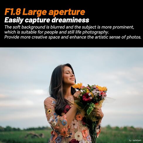 7artisans AutoFocus 50 مم F1.8 عدسة كاملة الإطار، فتحة كبيرة F1.8، تدعم التعرف التلقائي/اليدوي على الوجه/العين، متوافقة مع سلسلة Sony FX A1 A9 A7M A7R A7S A7C ZVE، باللون الأسود in Kuwait