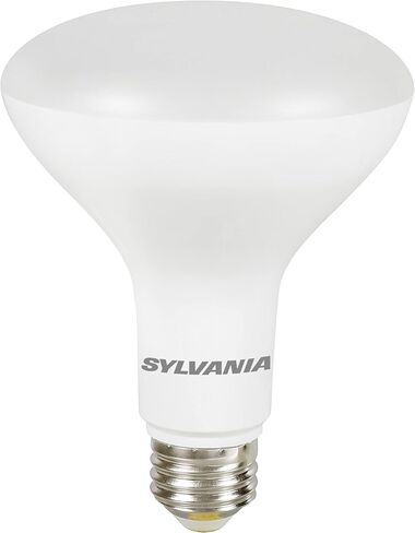 لمبة الإضاءة SYLVANIA ECO LED BR30، 65 وات = 10 وات، قابلة للتعتيم، لمسة نهائية بلوري، 650 لومن، 2700 ك، أبيض ناعم - 4 عبوات (40870) in Kuwait