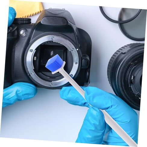 2pcs Sensor Cleaning Sticky Tool Ccd Optical Sensor Gel DSLR Camera Lens Cleaner Dust Cleaning Brush Jelly Stick Bar Gentle Random Color in Kuwait