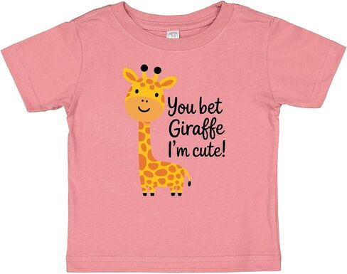 inktastic You Bet Giraffe I'm Cute Baby T-Shirt in Kuwait
