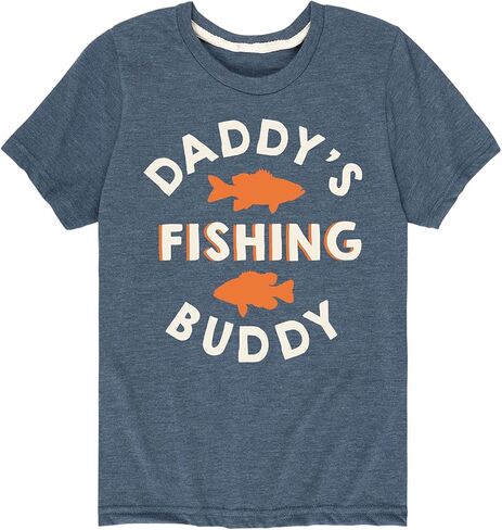 Instant Message - Daddy's Fishing Buddy - Toddler Short Sleeve T-Shirt in Kuwait
