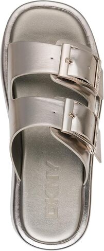 DKNY womens Leocadia Platform Slide Sandal With Buckles in Saudi Arabia