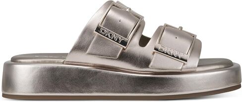 DKNY womens Leocadia Platform Slide Sandal With Buckles in Saudi Arabia