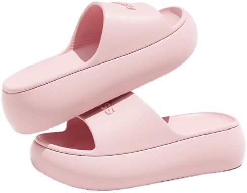 Premium Comfort Extra Thick Elevated Soft EVA Slides Non Slip Sandals Summer Slippers For Women Indoor Outdoor Footwear in Saudi Arabia