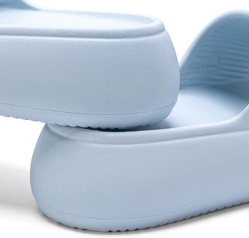 Premium Comfort Extra Thick Elevated Soft EVA Slides Non Slip Sandals Summer Slippers For Women Indoor Outdoor Footwear in Saudi Arabia
