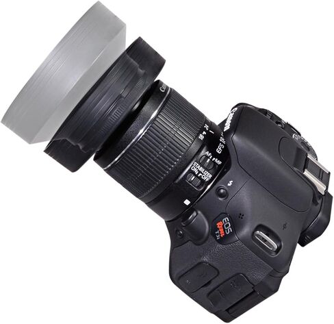غطاء عدسة مطاطي قابل للطي مقاس 52 مم متوافق مع عدسات Canon وNikon وSony وSamsung وOlympus وPentax وFujifilm وPanasonic in Kuwait