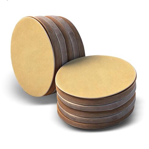 100Pcs Hook and Loop Sanding Discs 5 Inch NO-Hole 60-Grit Sandpaper Sanding Discs Hook and Loop Backing Sandpaper Aluminum Oxide Round Sandpaper for Polishing Accessories in Saudi Arabia