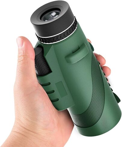 80x100 Portable Monocular, Vision Device for Outdoor Travel, Camping, Bird Watching, Concerts, Green in Kuwait