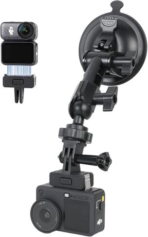 لـ Osmo Action 6 Osmo Nano Camera Suction Cup Mount، سريع الإصدار المغناطيسي جبل 360 دوران شفط كأس حامل الزجاج الأمامي داش حامل مع DJI osmo Action 6 لملحقات GoPro Osmo Nano in Kuwait