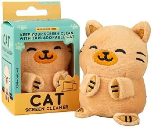 Gift Republic Cat Screen Cleaner Buddy, Orange in Kuwait