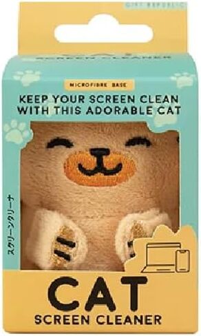 Gift Republic Cat Screen Cleaner Buddy, Orange in Kuwait
