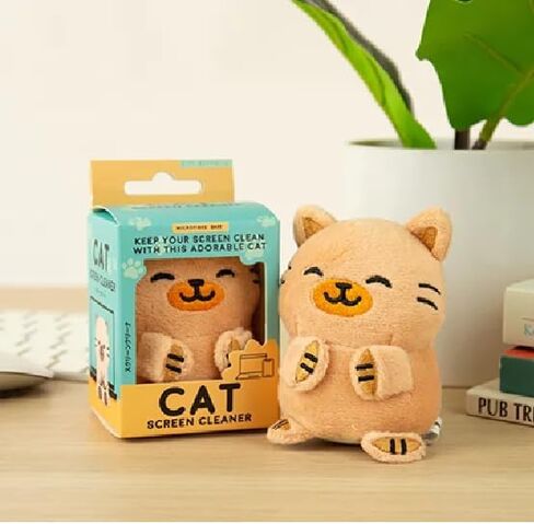 Gift Republic Cat Screen Cleaner Buddy, Orange in Kuwait