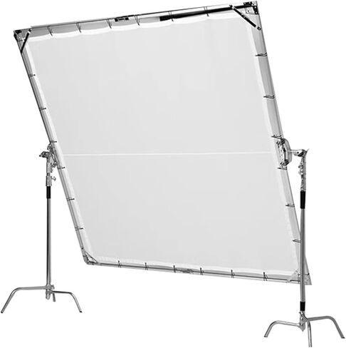 Butterfly Scrim Diffuser 94.5x94.5 inch with Stand - Light Modifier Screen for Portrait, Food & Studio Photography in Kuwait