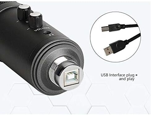 ميكروفون الكمبيوتر الاحترافي Microfono Pc لتسجيل استوديو الغناء والاجتماعات للكمبيوتر الشخصي in Kuwait