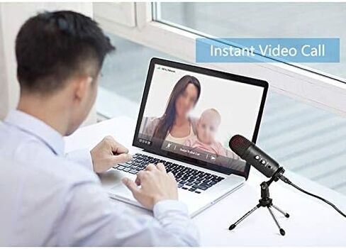 ميكروفون الكمبيوتر الاحترافي Microfono Pc لتسجيل استوديو الغناء والاجتماعات للكمبيوتر الشخصي in Kuwait
