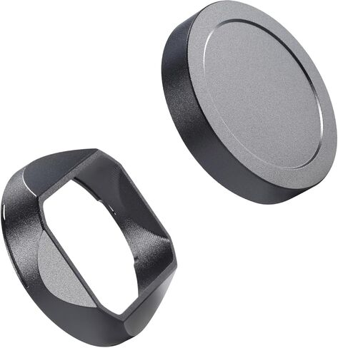 1.5/50 Metal Square Lens Hood (with Cover), Suitable for ZEISS C Sonnar T* ZM 1.5/50 M-Mount Camera Accessories (Black) in Saudi Arabia