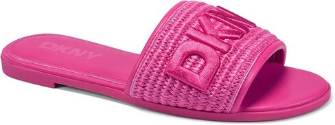 صندل مسطح للسيدات من DKNY Winslet Espadrille مع شعار in Kuwait