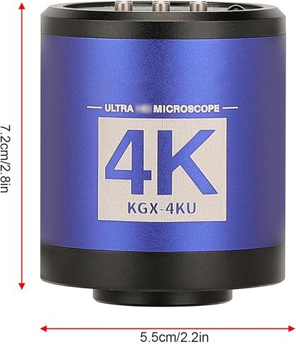 كاميرا مجهر USB Diydeg، كاميرا مجهرية 4K 30FPS HDMI USB C مع جهاز تحكم عن بعد، دقة 8.29 ميجابكسل 3840 × 2160 رقمية صناعية للصور والفيديو (KGX-4KU 4K) in Kuwait