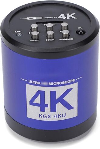 كاميرا مجهر USB Diydeg، كاميرا مجهرية 4K 30FPS HDMI USB C مع جهاز تحكم عن بعد، دقة 8.29 ميجابكسل 3840 × 2160 رقمية صناعية للصور والفيديو (KGX-4KU 4K) in Kuwait