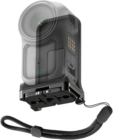 K&F CONCEPT Magnetic Vertical Shoot Adapter Compatible with DJI Osmo Nano/Xtra Atto, Strong Magnet Base Mount with Foldable Dual Claw, 1/4" Screw Interface, Hands-Free POV Mount for Vlogging in Kuwait