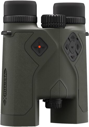 Vector X 42 12x42 Rangefinding Binocular, MSR-SMR Reticle, 7000 Yard Range, OLED Display, Applied Ballistics, Rugged Design (917237) in Kuwait