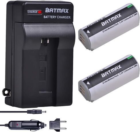 Batmax 2 قطعة بطارية NB-9L + شاحن لكاميرات PowerShot N,N2,Elph 510,Elph 520,Elph 530 HS,SD4500 هي كاميرات رقمية in Kuwait