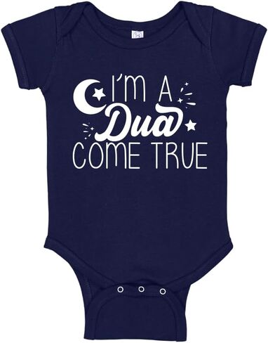 I'm A Dua Come True Muslim Baby Bodysuit One Piece or Toddler Shirt First Ramadan Eid Mubarak Newborn Baby Gift in Kuwait