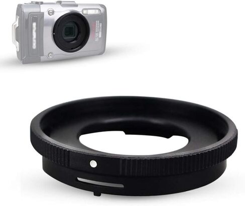 JJC Conversion Lens Adapter Ring Replaces Olympus CLA-T01 Filter Adapter with Camera Silicone Jacket for Olympus Tough TG-7 TG7 in Kuwait
