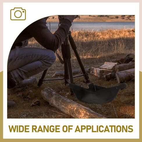 Kisangel Tripod Stone Bag and Balanced Sandbag for Photography Video Studio, Black Heavy Duty Light Stand Weight Bag for Outdoor and Indoor Use in Kuwait