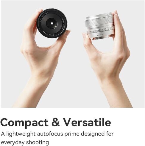 TTArtisan 40 مم F2 Silver E إطار كامل AF التركيز التلقائي عدسة ذات فتحة كبيرة-لكاميرا Sony E Mount بدون مرآة، لـ A7C A7CII A7RIII A7RIV A7MV A6600 A6400 A7S، إلخ. in Kuwait