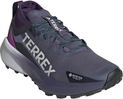 adidas Terrex, Terrex Agravic GTX Trail Running Shoe - Women's, Preloved Violet/FTWR White/Purple Burst, 8.0 in Kuwait