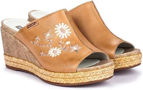 PIKOLINOS Womens Mojacar W7R-5803C1 Wedge Sandals, Ivory, 40 EU / 9.5-10 US in Kuwait