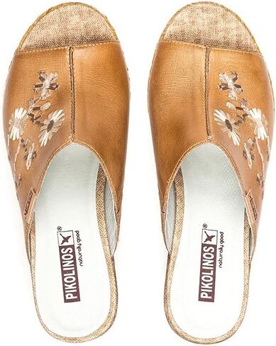 PIKOLINOS Womens Mojacar W7R-5803C1 Wedge Sandals, Ivory, 40 EU / 9.5-10 US in Kuwait