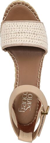 صندل نسائي من Franco Sarto Clemens Espadrille ويدج باللون البيج الطبيعي 13 M in Kuwait