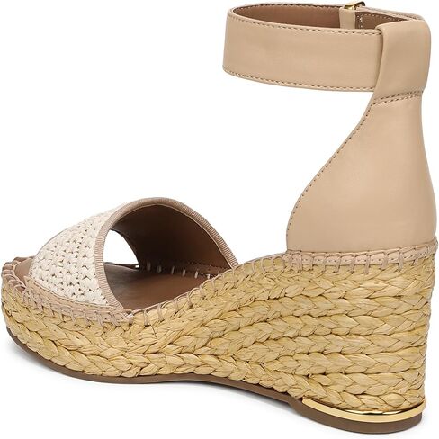 صندل نسائي من Franco Sarto Clemens Espadrille ويدج باللون البيج الطبيعي 13 M in Kuwait