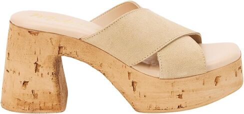 Matisse Womens Eliana Platform Casual Sandals Casual High Heel 3" & Up - Beige in Kuwait