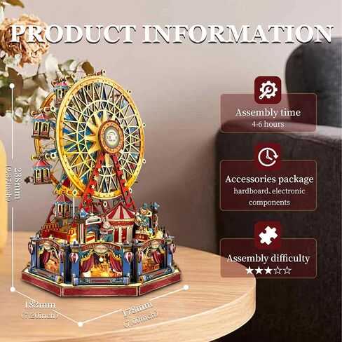 Book Nook DIY Miniature House Kit - Booknook Kit for Adults, Bookshelf Decor 3D Wooden Puzzle, Birthday Gifts for Book Lovers Women Friends - Dreamland Theater in Saudi Arabia