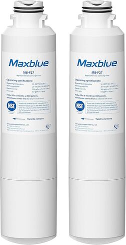 مرشح مياه للتبريد من Maxblue DA29-00020B ، بديل لـ Samsung HAF-CIN/EXP, DA29-00020A/B, DA97-08006A, RF28HMEDBSR, RF4287HARS, RF263TEAESG, RH22H9010SR, 2 فلاتر قد تختلف العبوة in Saudi Arabia