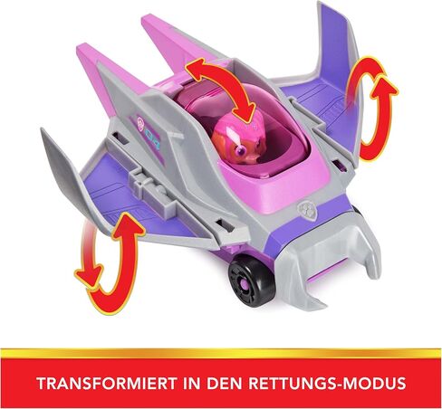 PAW Patrol Aqua Pups Skye Transforming Manta Ray Vehicle with Collectible Action Figure, Kids’ Toys for Ages 3 and up in Saudi Arabia