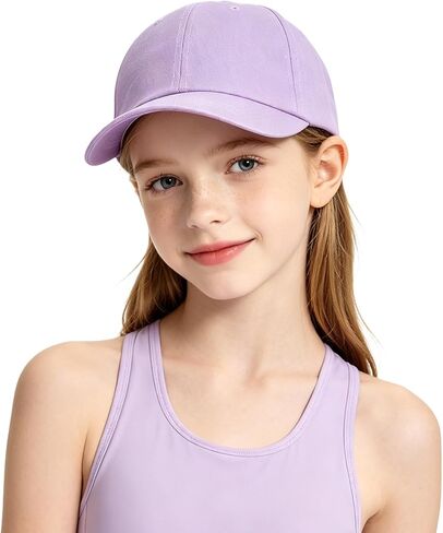 Kids Baseball Cap Toddler Hat for Boys & Girls Adjustable Cotton Sun Visor Hats for Sport Daily Wear in Saudi Arabia