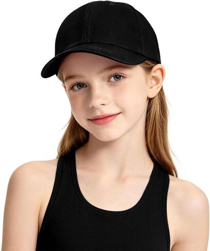 Kids Baseball Cap Toddler Hat for Boys & Girls Adjustable Cotton Sun Visor Hats for Sport Daily Wear in Saudi Arabia