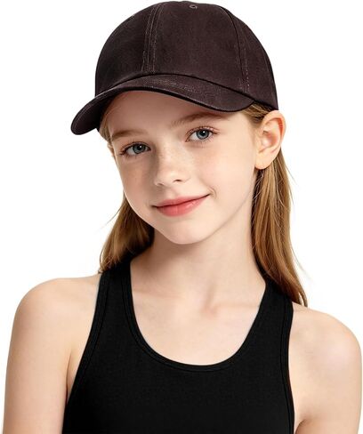 Kids Baseball Cap Toddler Hat for Boys & Girls Adjustable Cotton Sun Visor Hats for Sport Daily Wear in Saudi Arabia