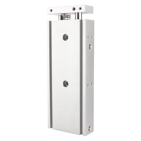 اسطوانة هواء مدمجة من الألومنيوم من Baomain CXSM 25-100 لوحة قضيب توجيه قضيب مزدوج موجه منزلق هوائي مبطن in Kuwait