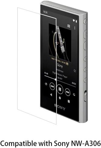 واقي شاشة Zshion متوافق مع فيلم Sony NW-A306,9H من الزجاج المقوى مع مضاد لبصمات الأصابع وخالي من الفقاعات [عبوة من قطعتين] in Kuwait